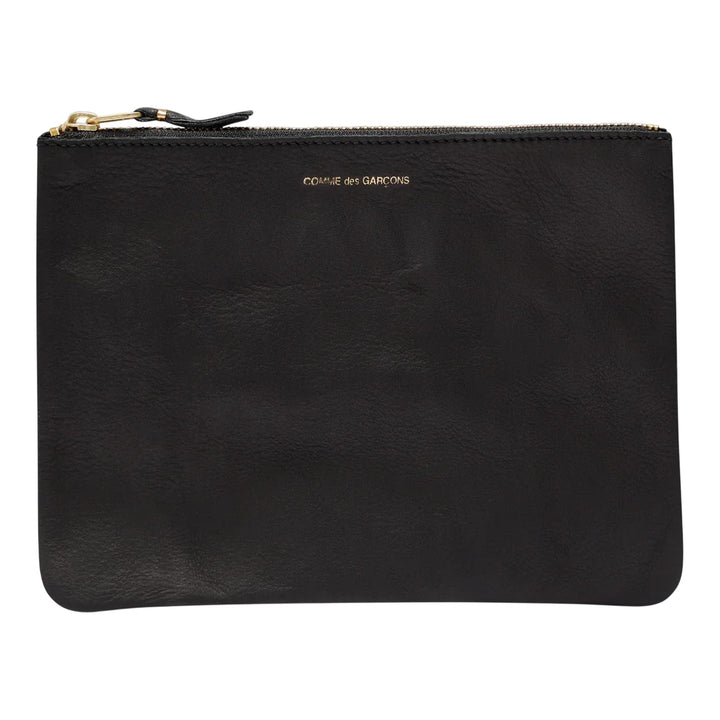 Club21 - COMME des GARCONS WALLET - Washed Wallet Big Pouch - POUCHES - Black