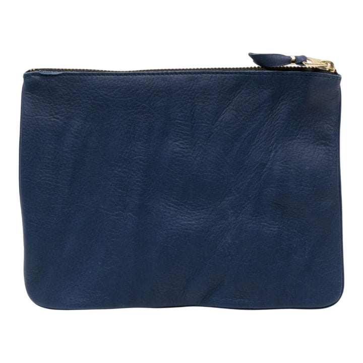 Club21 - COMME des GARCONS WALLET - Washed Wallet Big Pouch - POUCHES - Navy