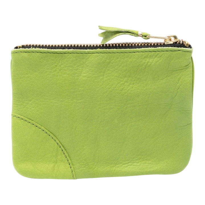 Club21 - COMME des GARCONS WALLET - Washed Wallet Top Zip Pouch - COIN POUCHES - Green