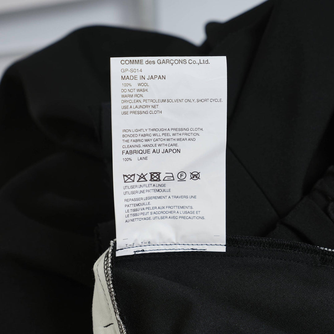 Club21 - COMME des GARCONS - Wool Gabardine Medium Skirt - SKIRTS - Black