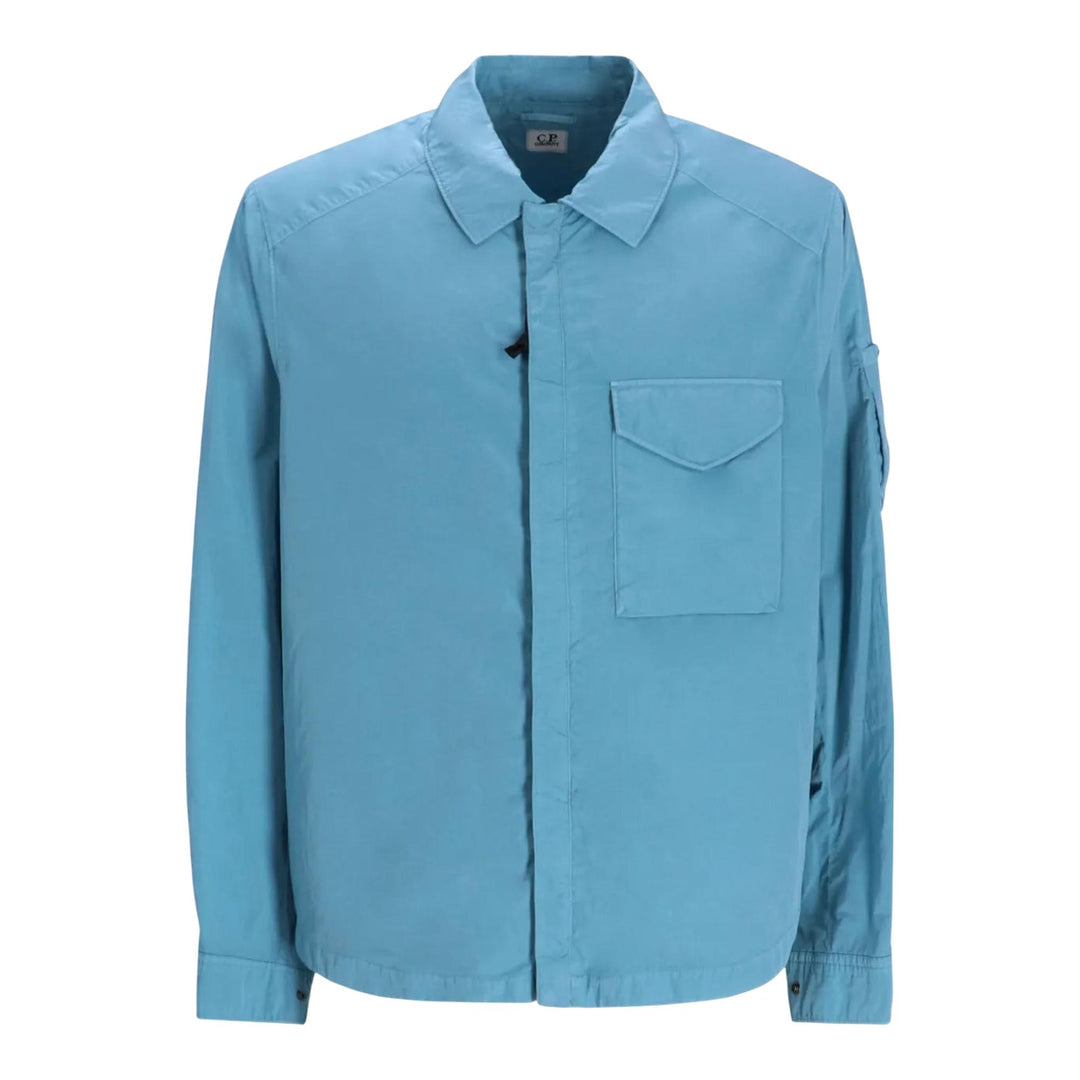 Club21 - C.P. Company - Chrome-R Lens Zipped Overshirt - SHIRTS - Blue