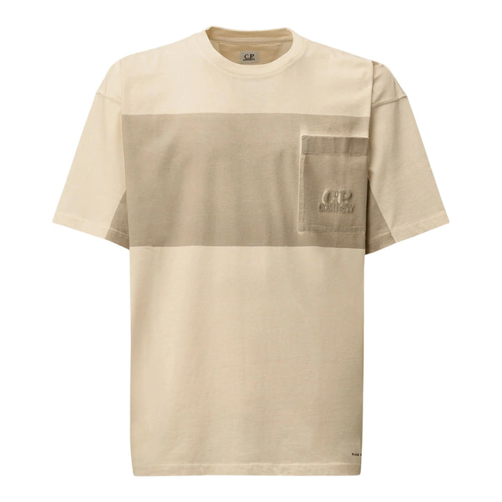 Club21 - C.P. Company - Jersey Short Sleeve T-Shirt - TEES - Cream