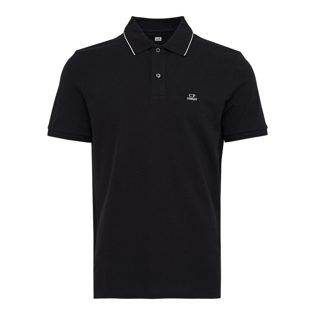 Club21 - C.P. Company - Short Sleeve Polo - POLOS - Black