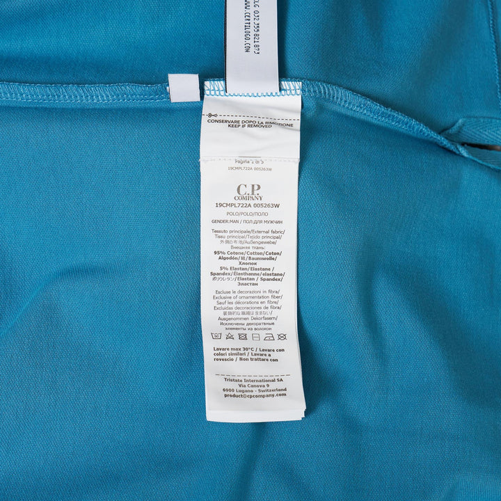 Club21 - C.P. Company - Short Sleeve Polo - POLOS - Blue