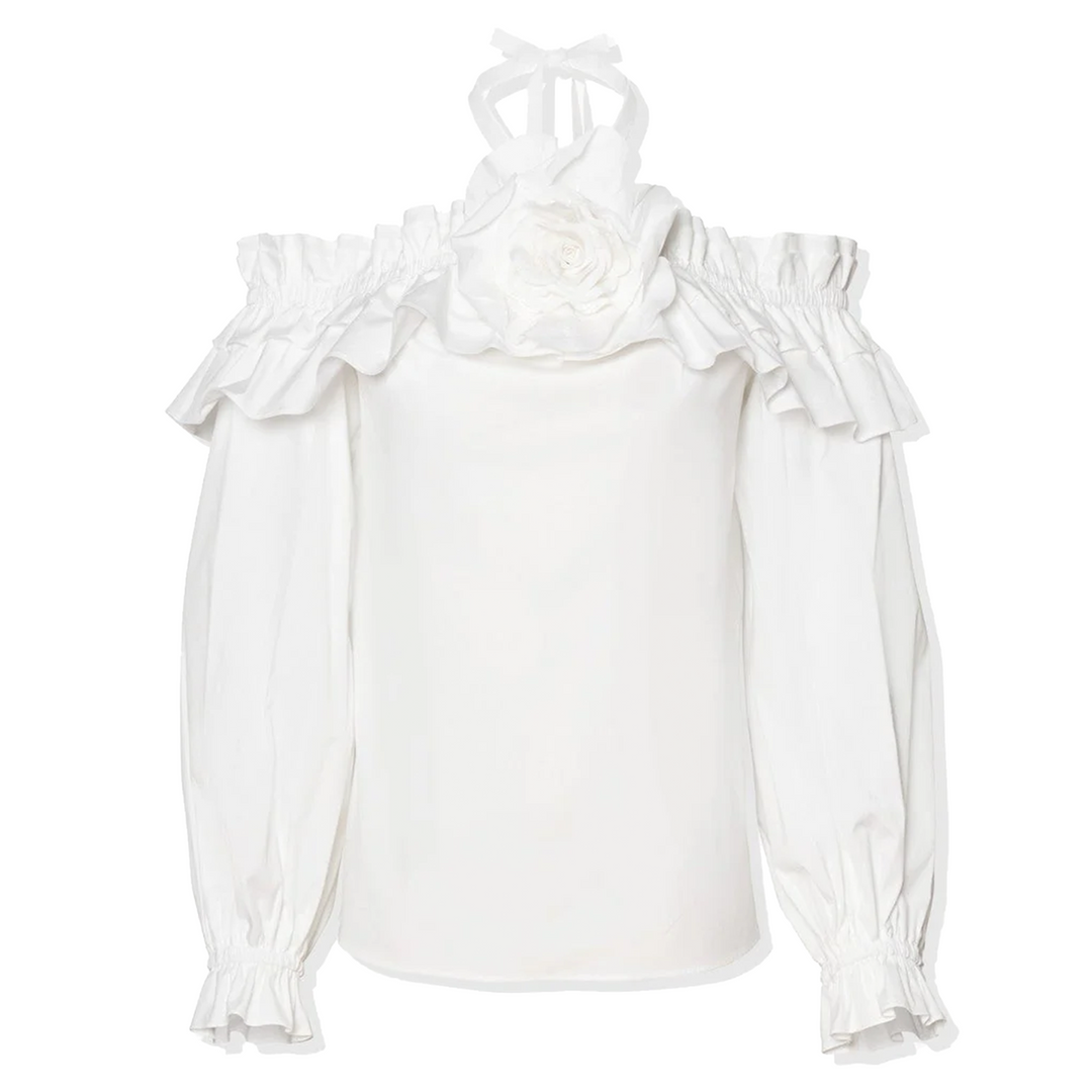 Halter Neck Off Shoulder Top