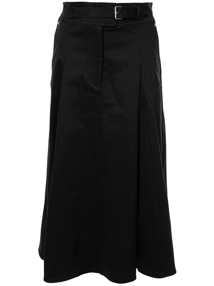 Carolina-Herrera-High-Waist-Pleated-Skirt-Black-1