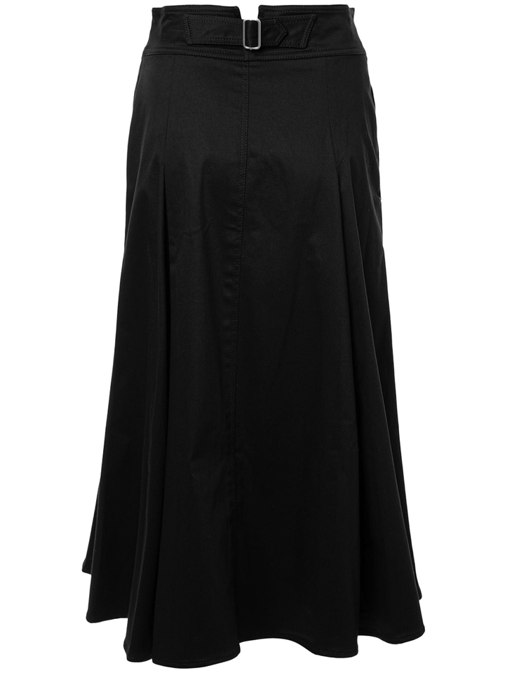 Carolina-Herrera-High-Waist-Pleated-Skirt-Black-2