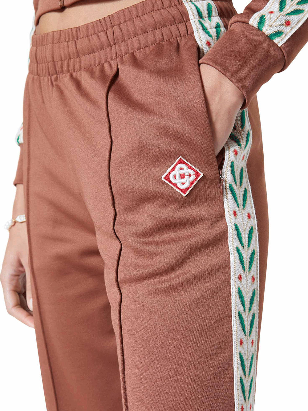 Casablanca-Laurel-Track-Pants-Brown-3