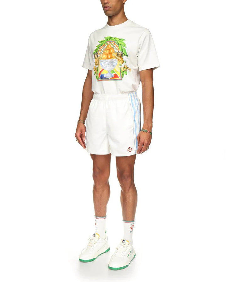 Casablanca-Mens-Shellsuit-Nylon-Shorts-White-3