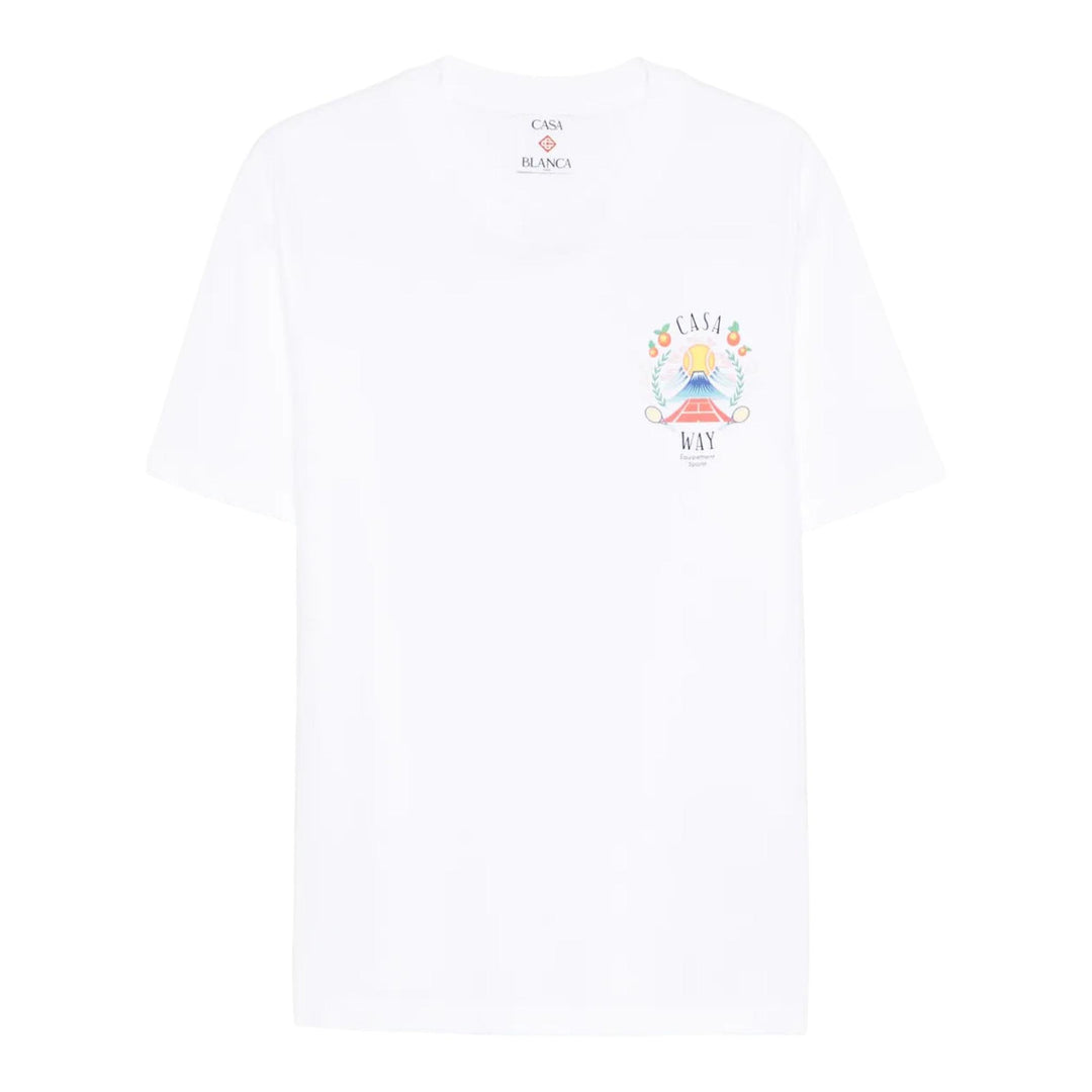Club21 - Casablanca - Casa Way Mountain Printed T-Shirt - TEES - White