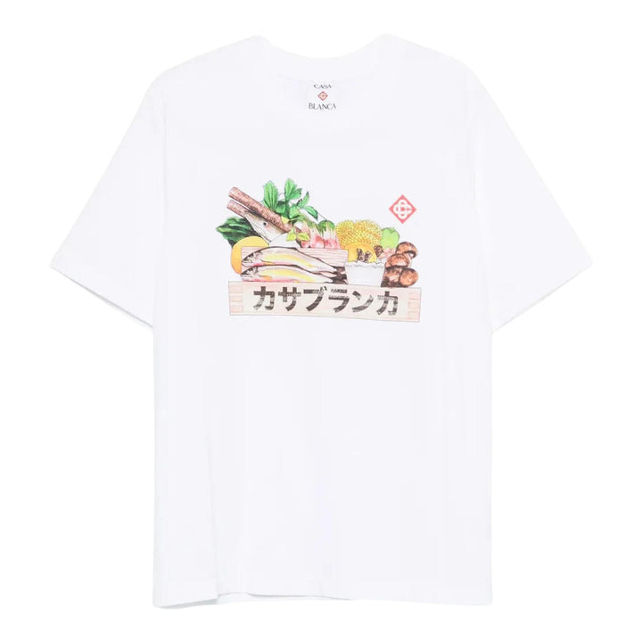 Club21 - Casablanca - Casablanca Ingredients Printed T-Shirt - TEES - White