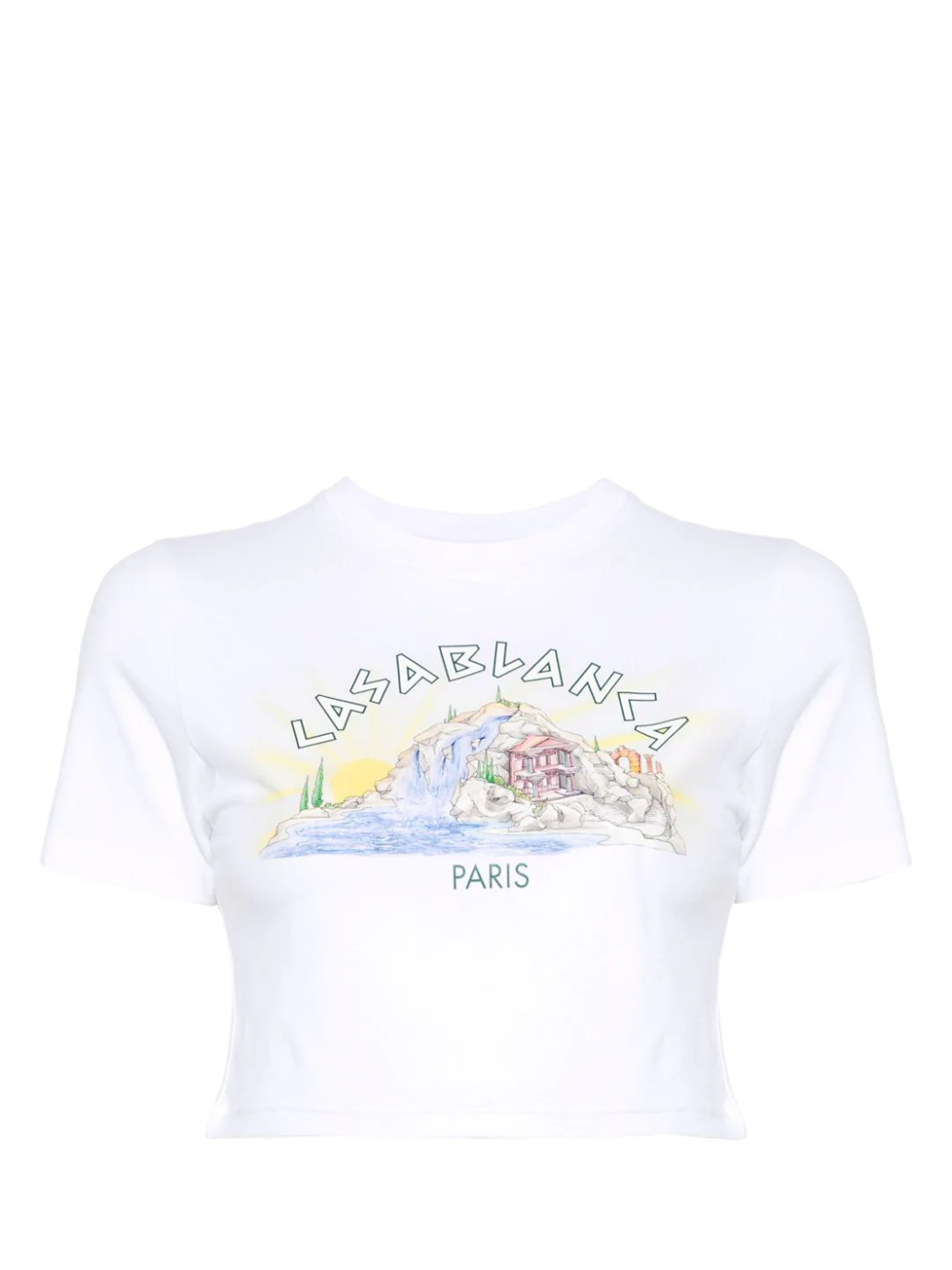 Casablanca_Mountain_River_Printed_Baby_T-Shirt_White