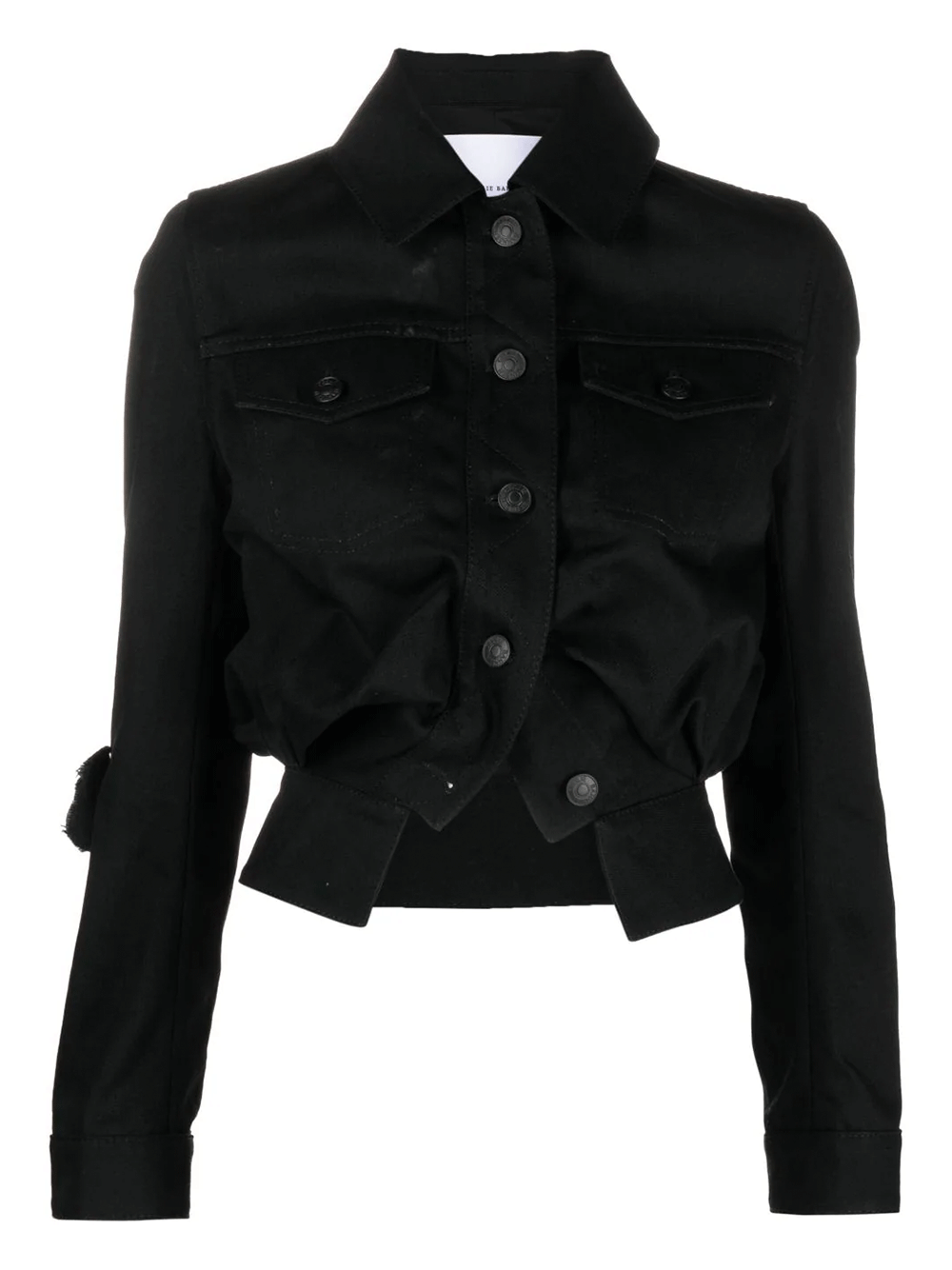 Cecilie Bahnsen Short Jacket Black 1