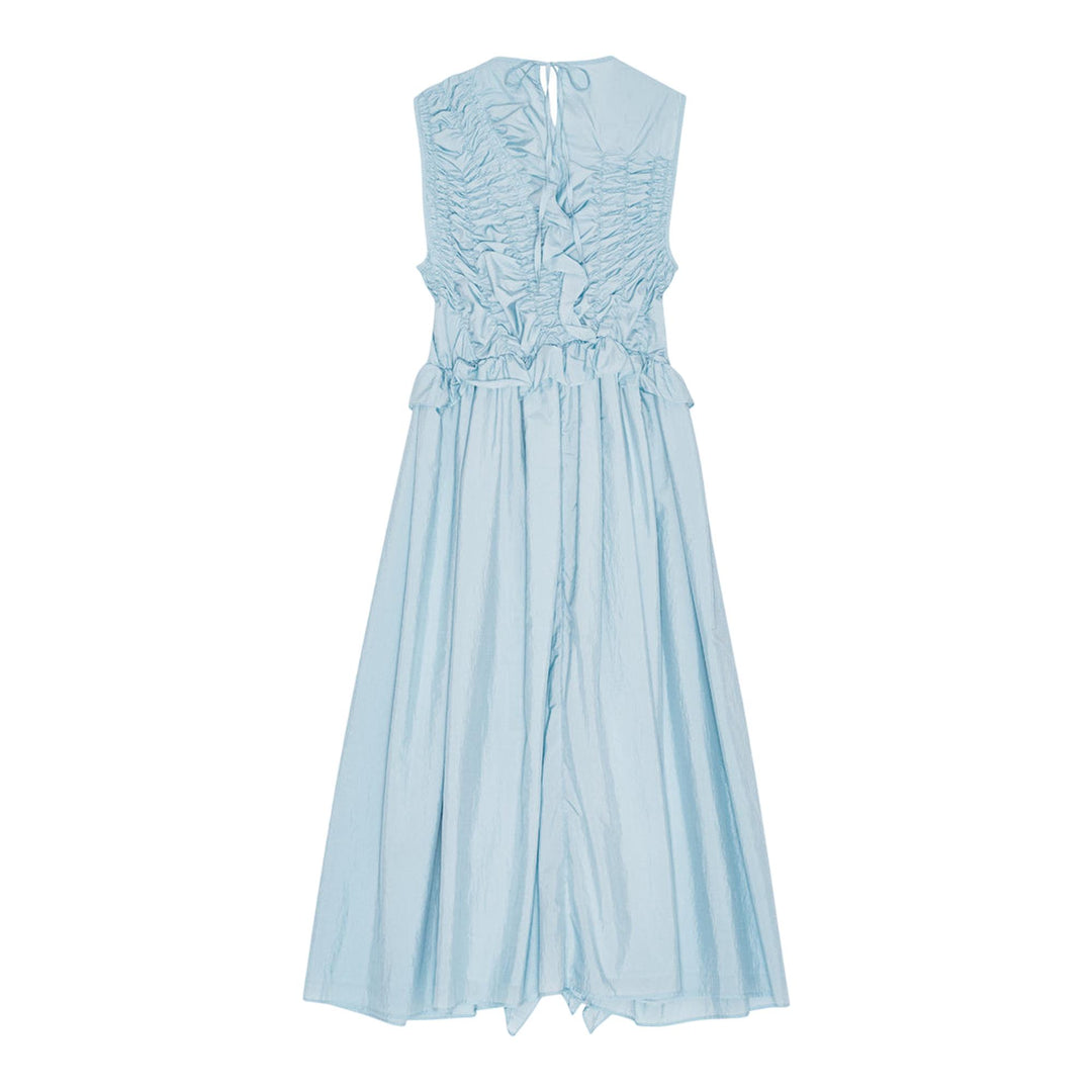 Club21 - Cecilie Bahnsen - Ole Dress Shiki Light Taffeta - WOVEN DRESSES - Blue