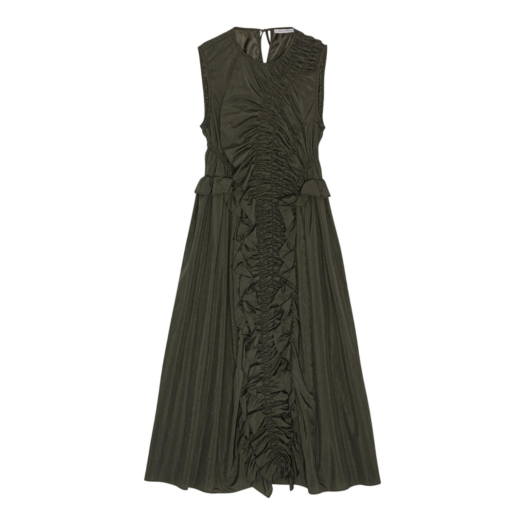 Club21 - Cecilie Bahnsen - Ole Dress Shiki Light Taffeta - WOVEN DRESSES - Olive