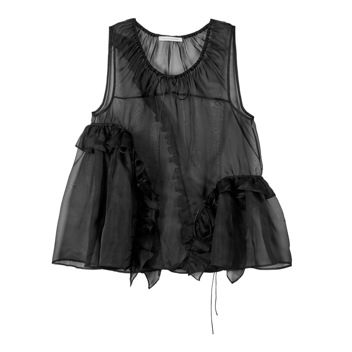 Scoop Neck Sleeveless Top
