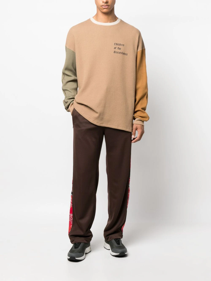 Children-Of-The-Discordance-Waffle-Pullover-Brown-2