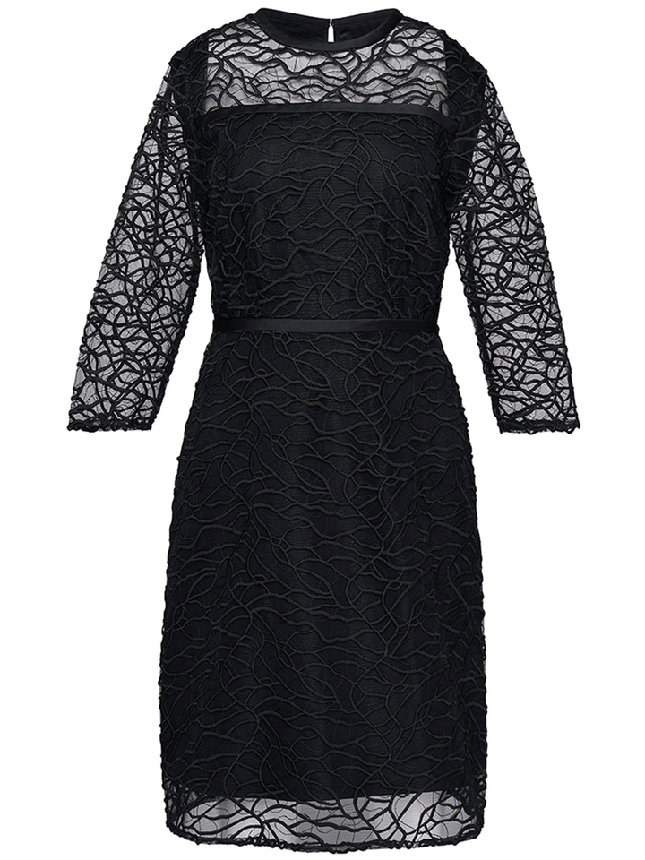 Club21-Collection-Abstract-Scribble-Lace-Dress-Black-1