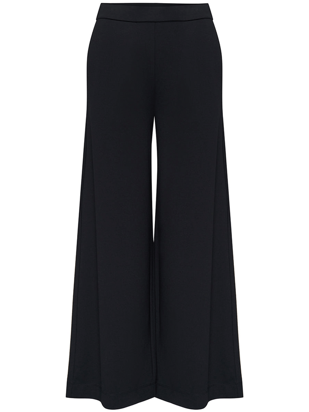 Club21-Collection-Viscose-Nylon-Ponte-High-Slit-Pants-Black-1