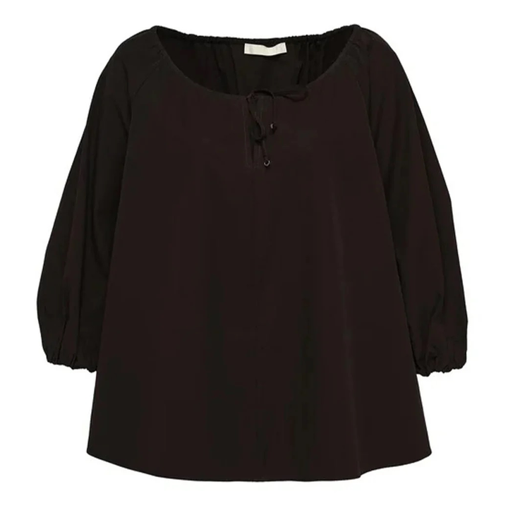 Tumbled Cotton Flare Top