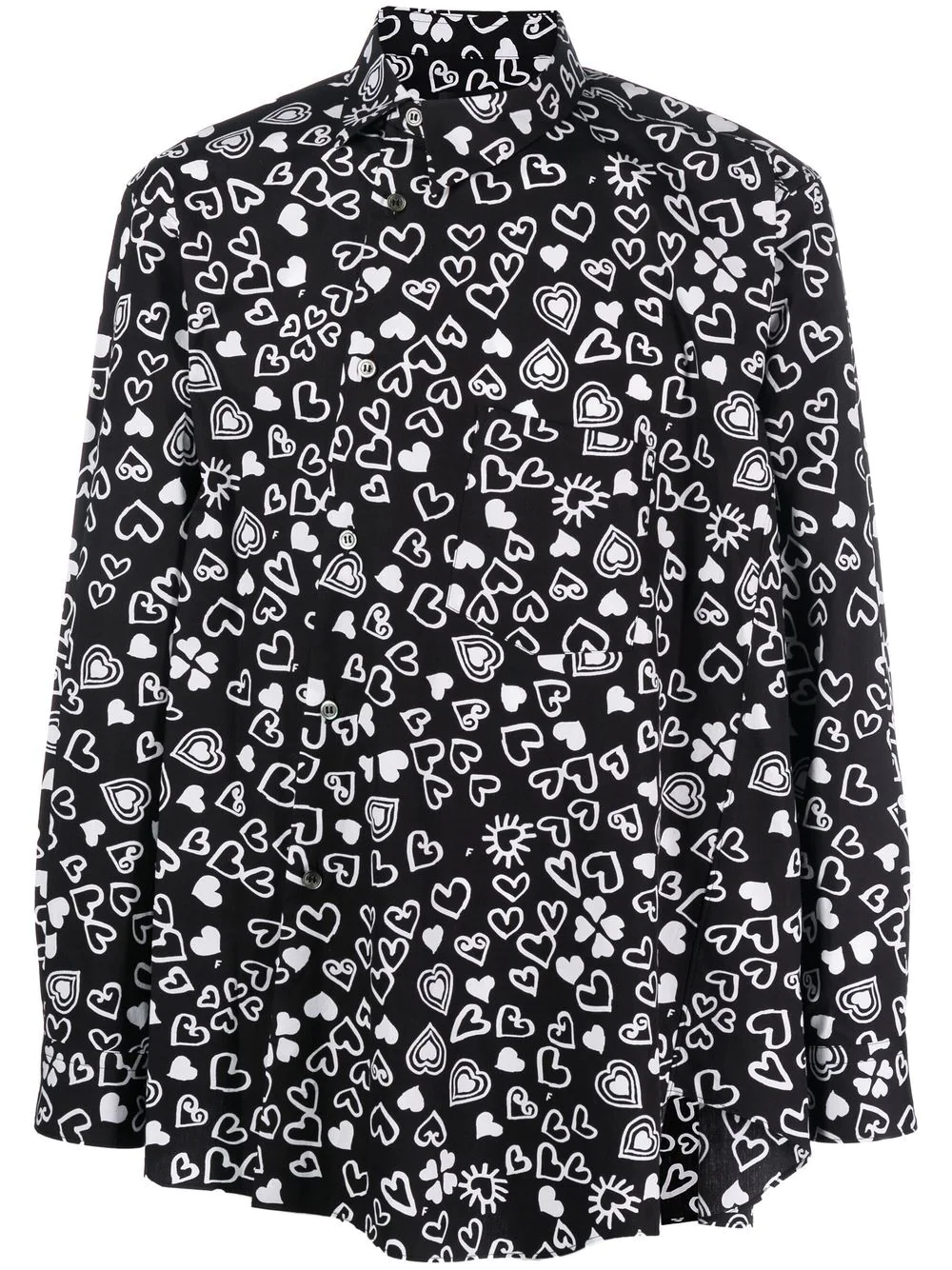 Comme-Des-Garcons-Black-Filip-Pagowski-Print-Bias-Shirt-Black-1