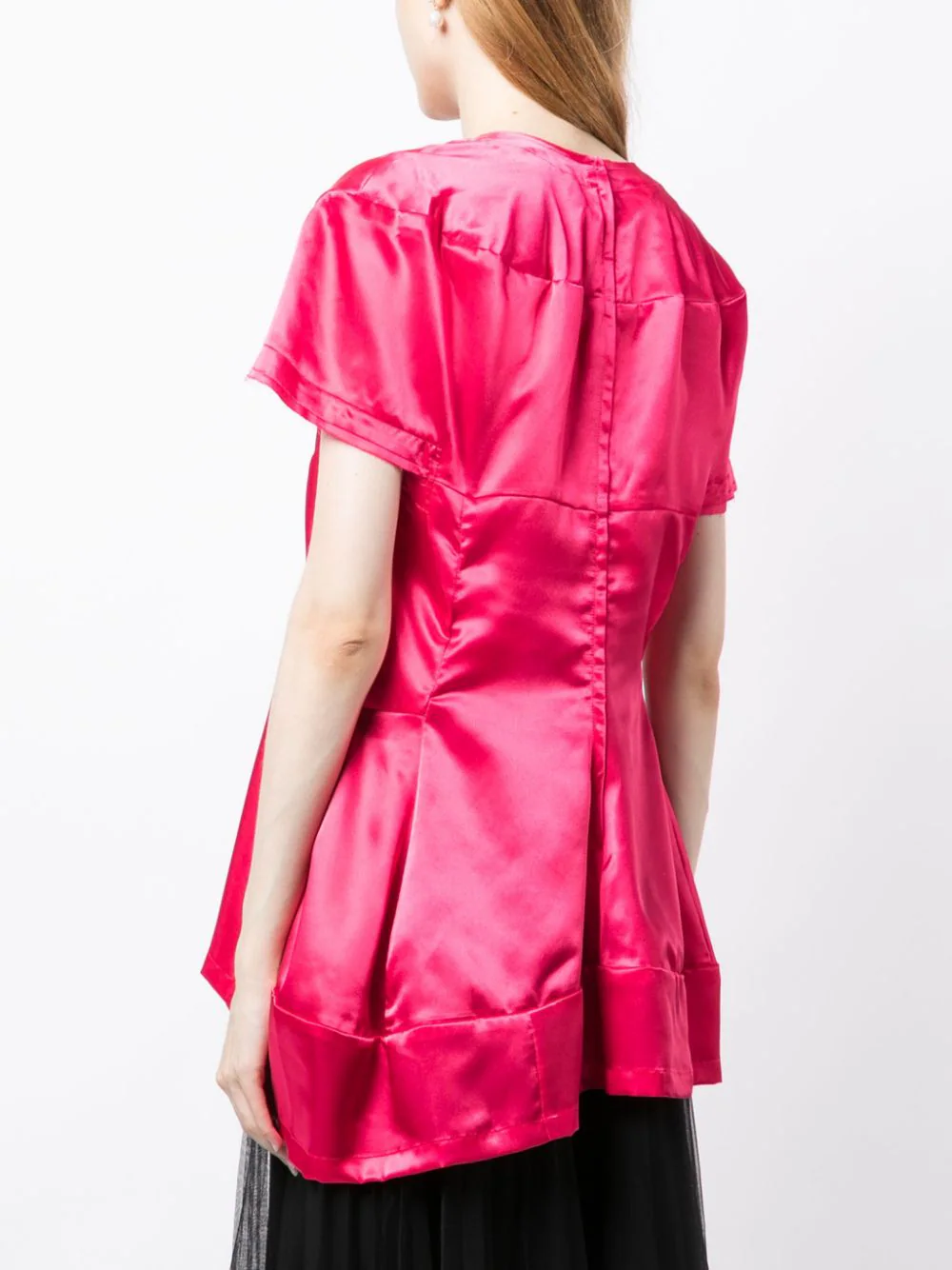 Comme-Des-Garcons-Cinched-Waist-Blouse-Pink-4