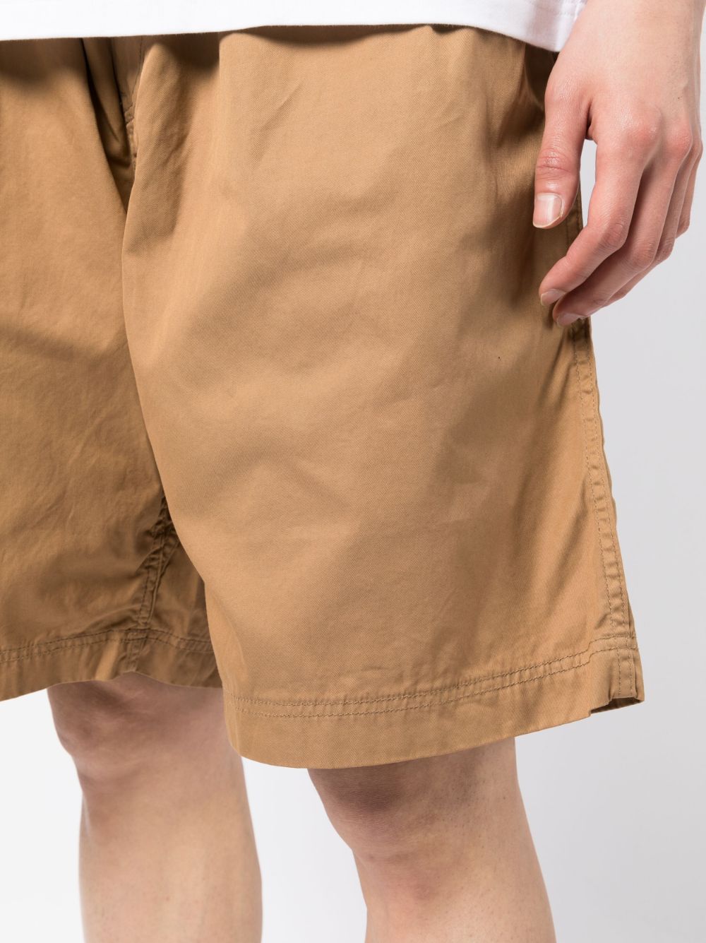 Comme-Des-Garcons-Homme-Garment-Dyed-Gabardine-Shorts-Beige-5