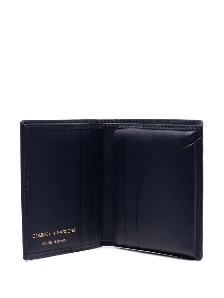 Comme-Des-Garcons-Wallet- Classic-Leather-Line-Card-Holder-Navy-2