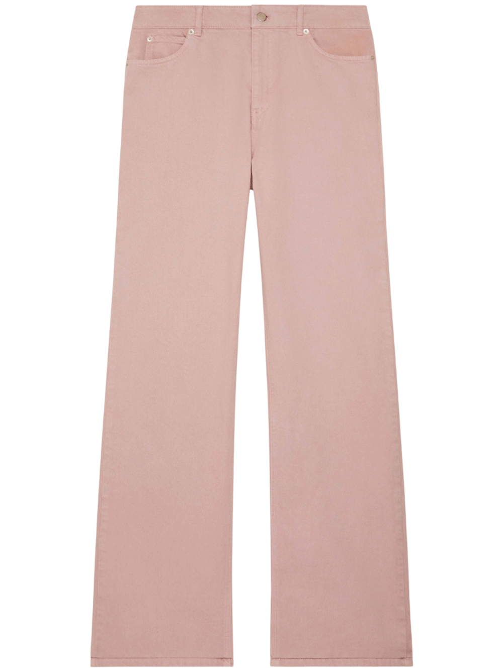 Courreges-Relaxed-Denim-Straight-Pants-Pink-1