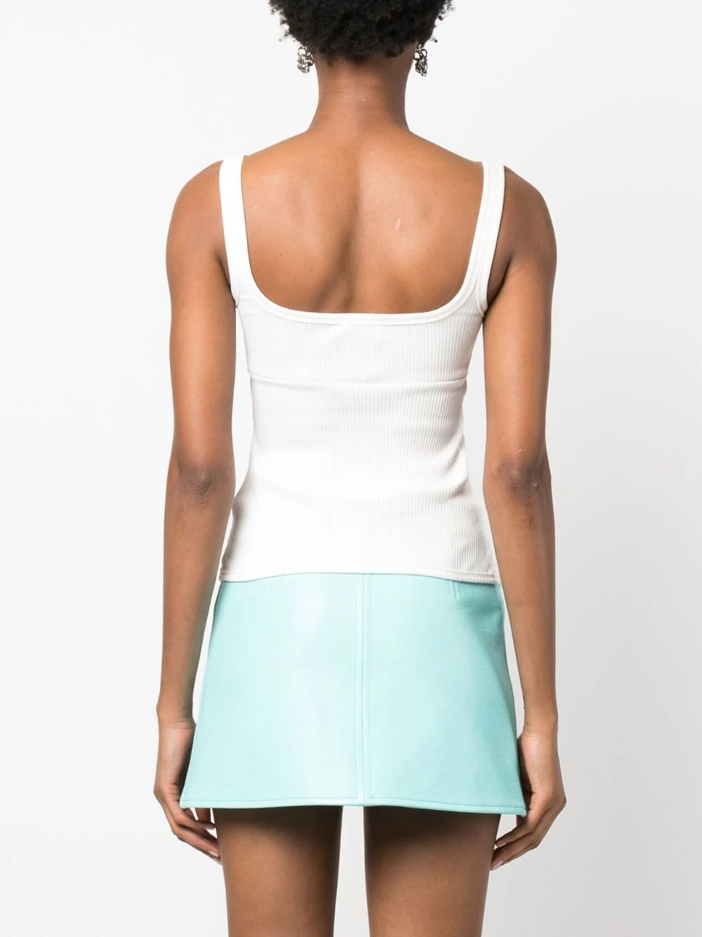 Courreges-Tank-Suspenders-90'S-Rib-Top-White-2