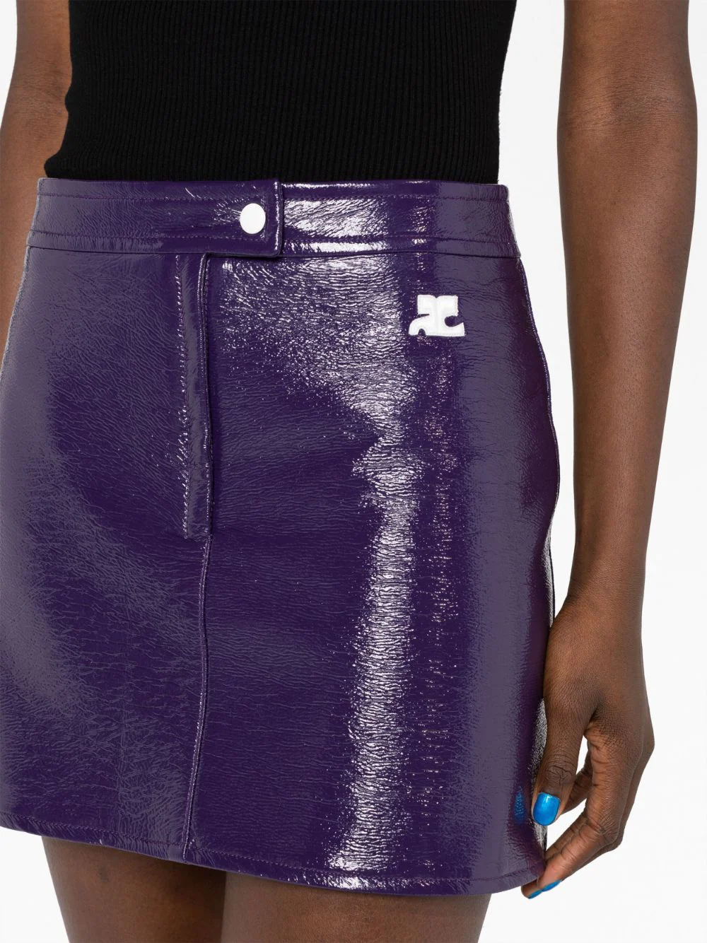 Courreges-Vinyle-Reedition-Skirt-Purple-3