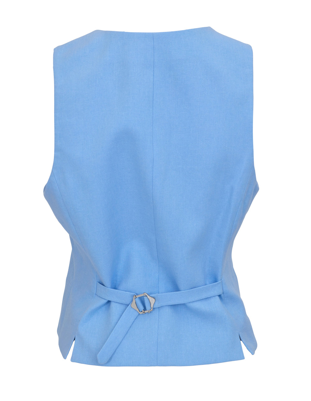 DKNY-7-Button-Linen-Vest-Blue-2