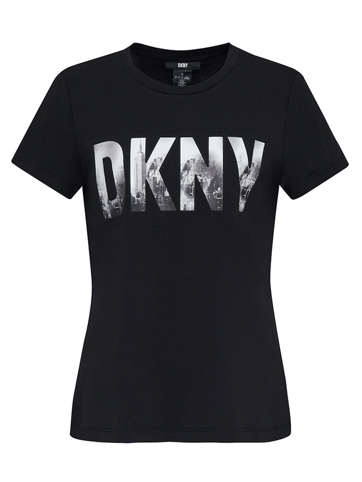 DKNY-Cotton-Modal-Spandex-Tee-Black1