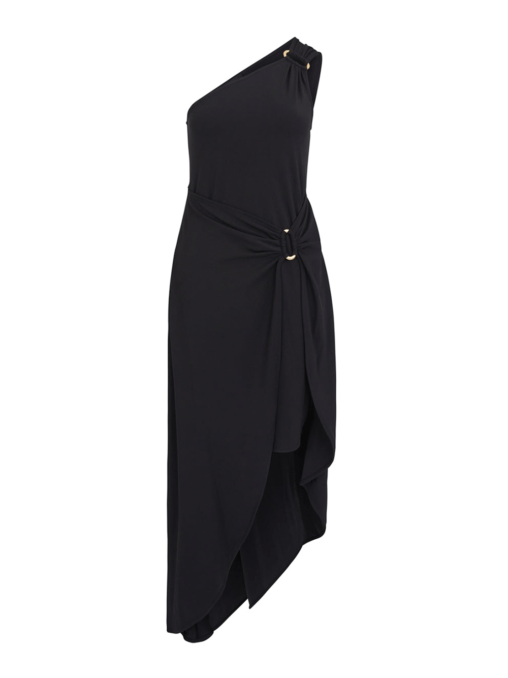 DKNY-Crisp-Knit-Dress-Black-1