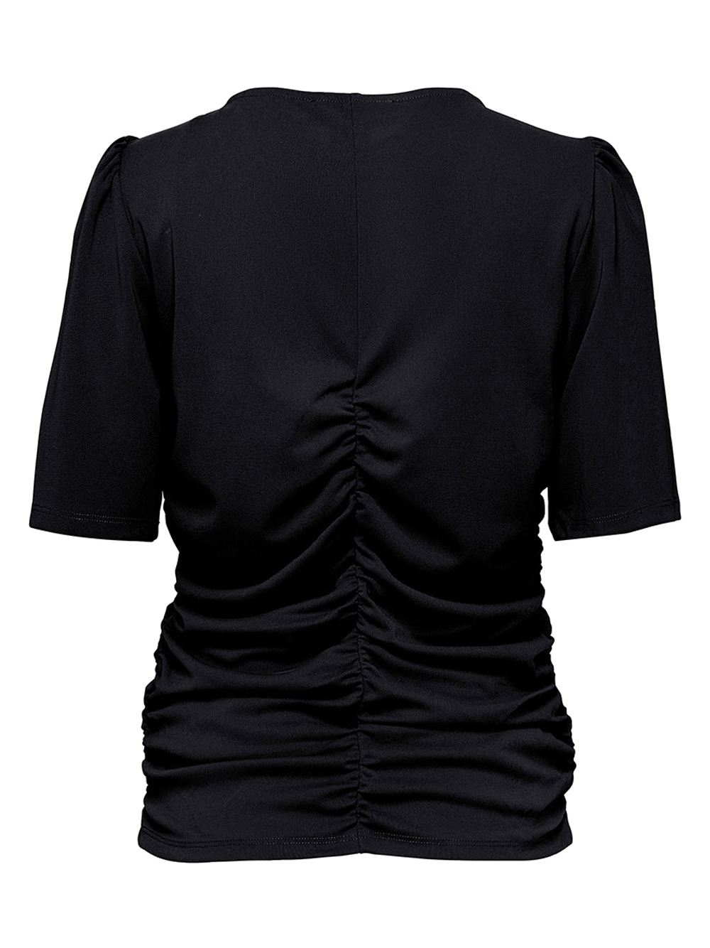 DKNY-Crisp-Knit-Zip-Front-V-Neck-Top-Black_2