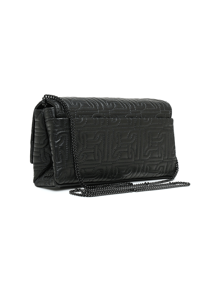 DKNY-Delanie-Clutch-Black-2