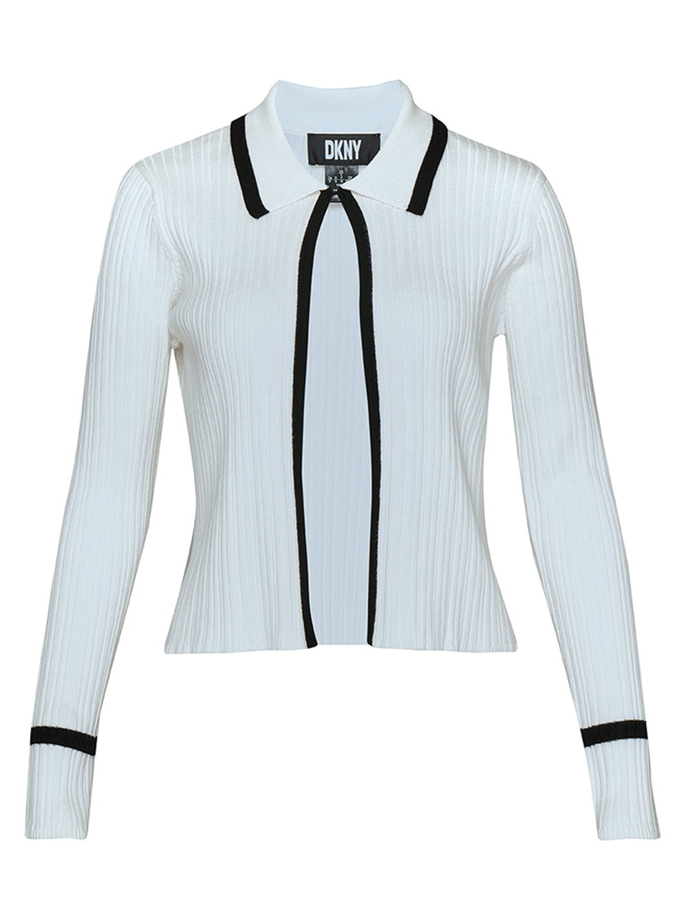 DKNY-Dress-Rayon-Spandex-Cardigan-Cream_1