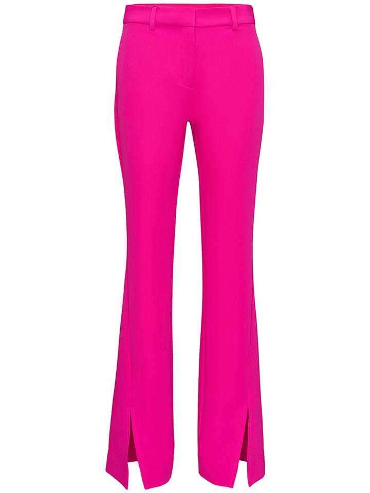 DKNY-Fine-Stretch-Twill-Front-Slit-Pants-Bright-Pink-1