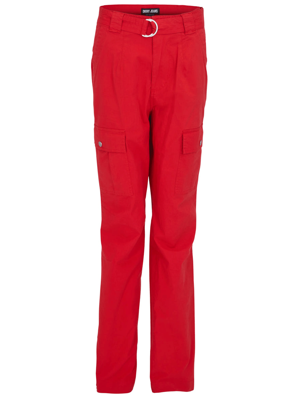 DKNY Jeans Belted Cargo Pant Red 1