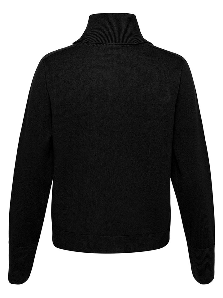 DKNY-Jeans-Cotton-Nylon-Logo-Sweater-Black-2