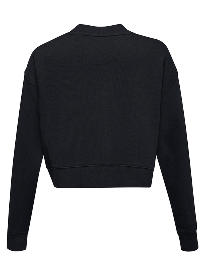 DKNY-Jeans-French-Terry-Long-Sleeve-Cropped-Sweatshirt-Black-2