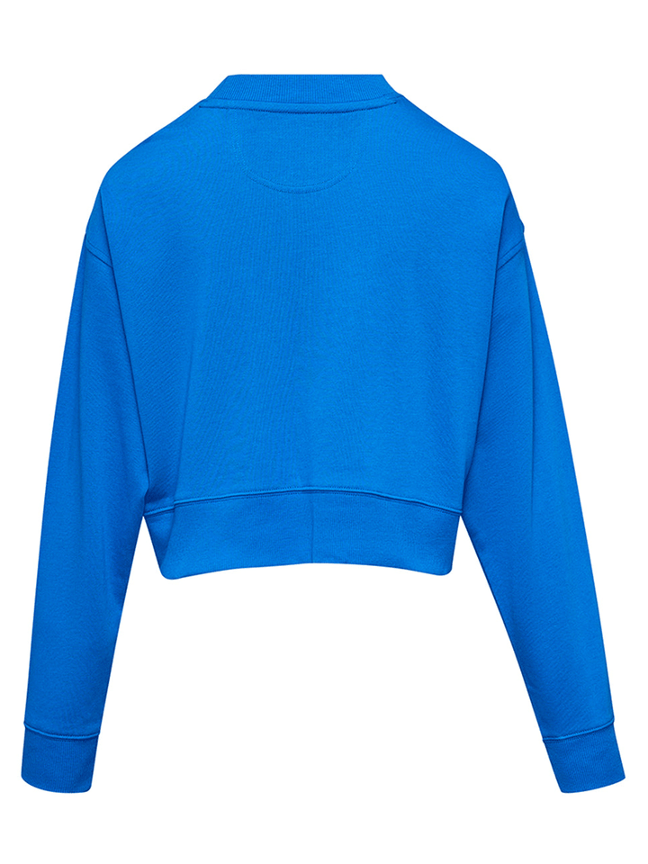 DKNY-Jeans-French-Terry-Long-Sleeve-Cropped-Sweatshirt-Blue-2