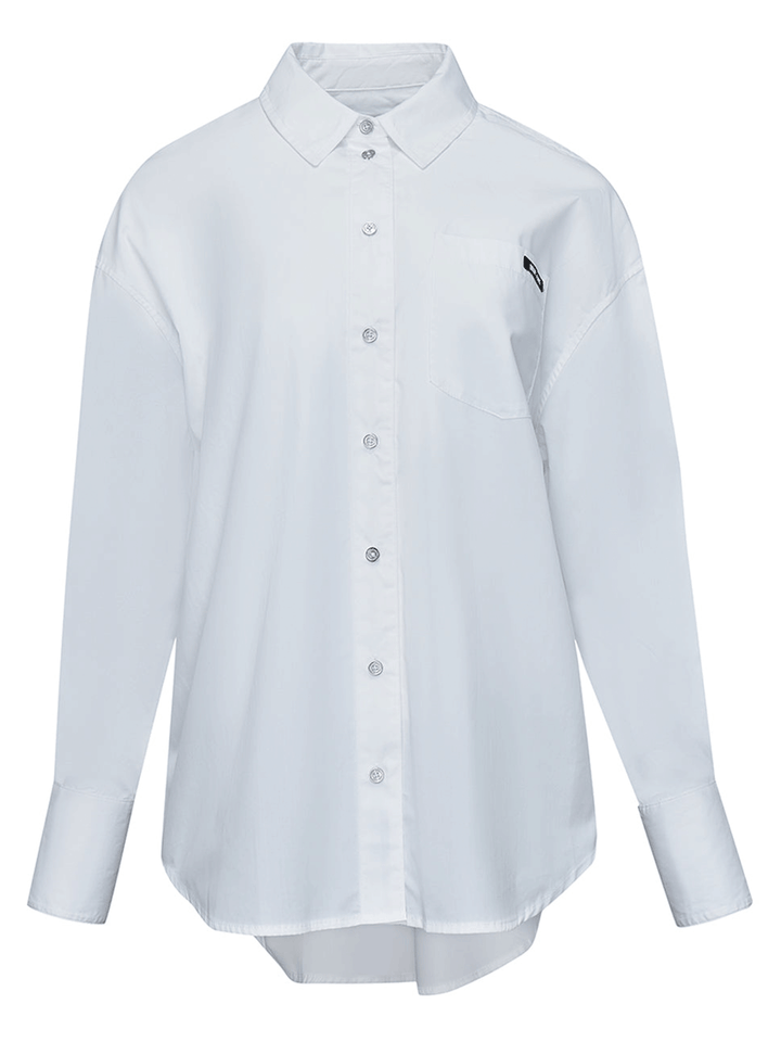 DKNY-Jeans-Poplin-Collar-Button-Down-Top-White-1