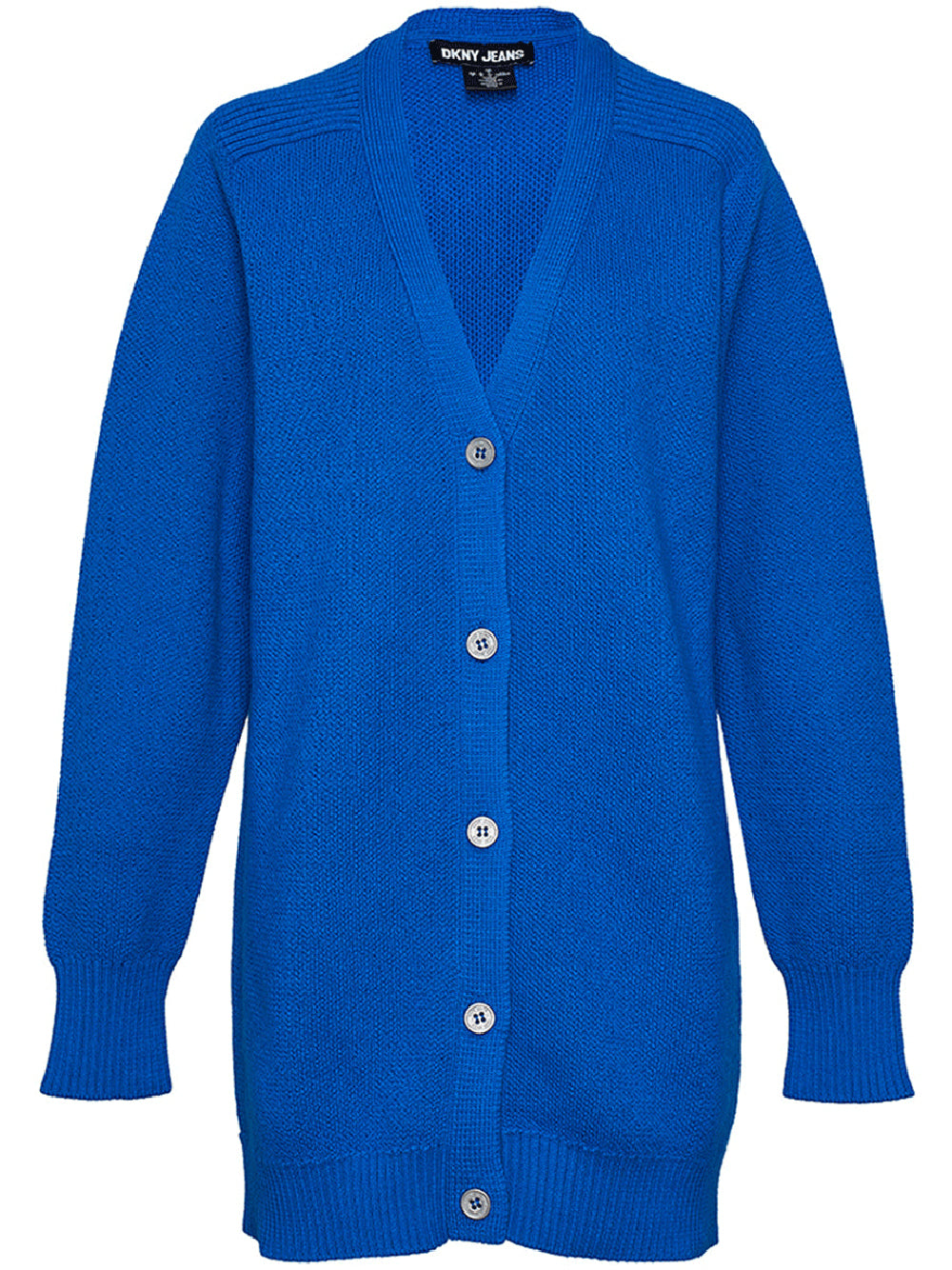 DKNY-Jeans-Recycled-Polyester-Cardigan-Blue-1