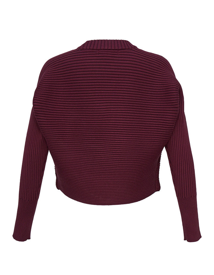 DKNY-Jeans-Recycled-Polyester-Nylon-Sweater-Burgundy_2