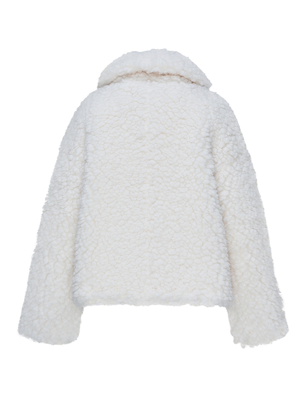 DKNY-Jeans-Sherpa-Long-Sleeve-Coat-Ivory-2