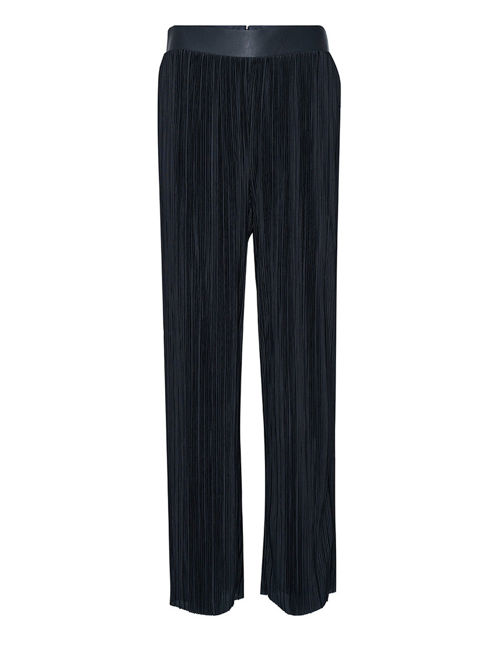    DKNY-Knit-Plise-Plisse-Wide-Leg-Pants-Black-1