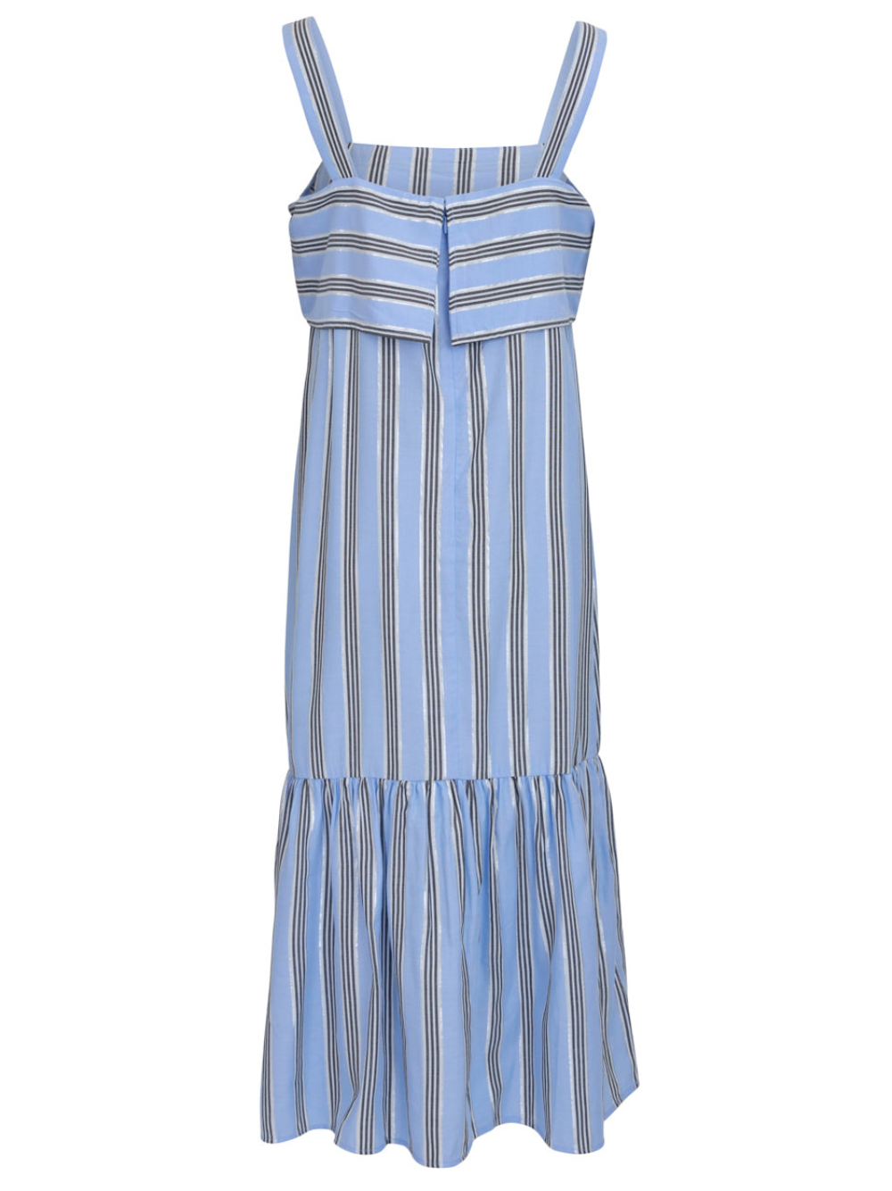 DKNY-Lurex-Stripe-Dress-Blue-2