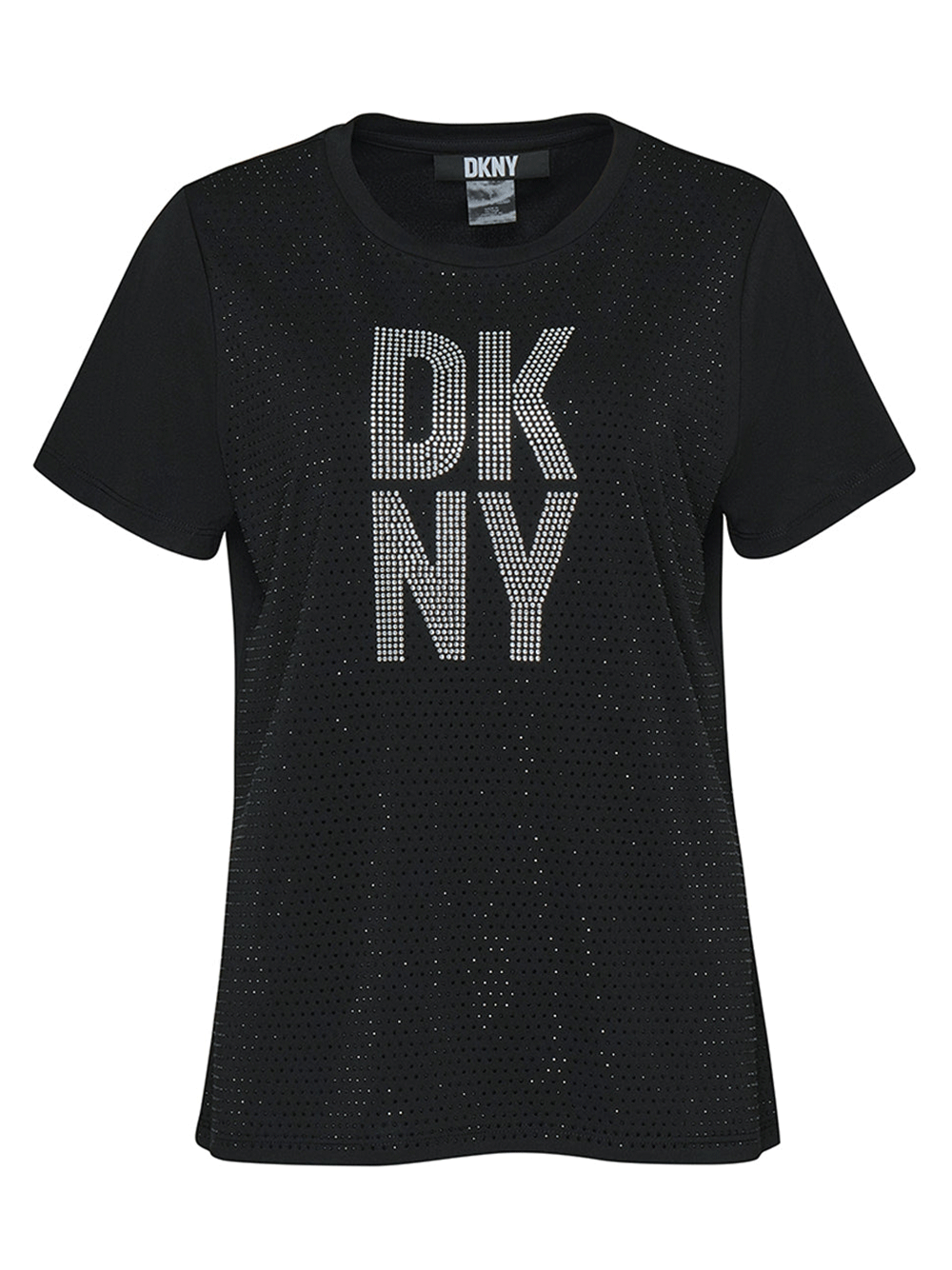 DKNY-Matte-Jersey-Heritage-Tee-Black-1