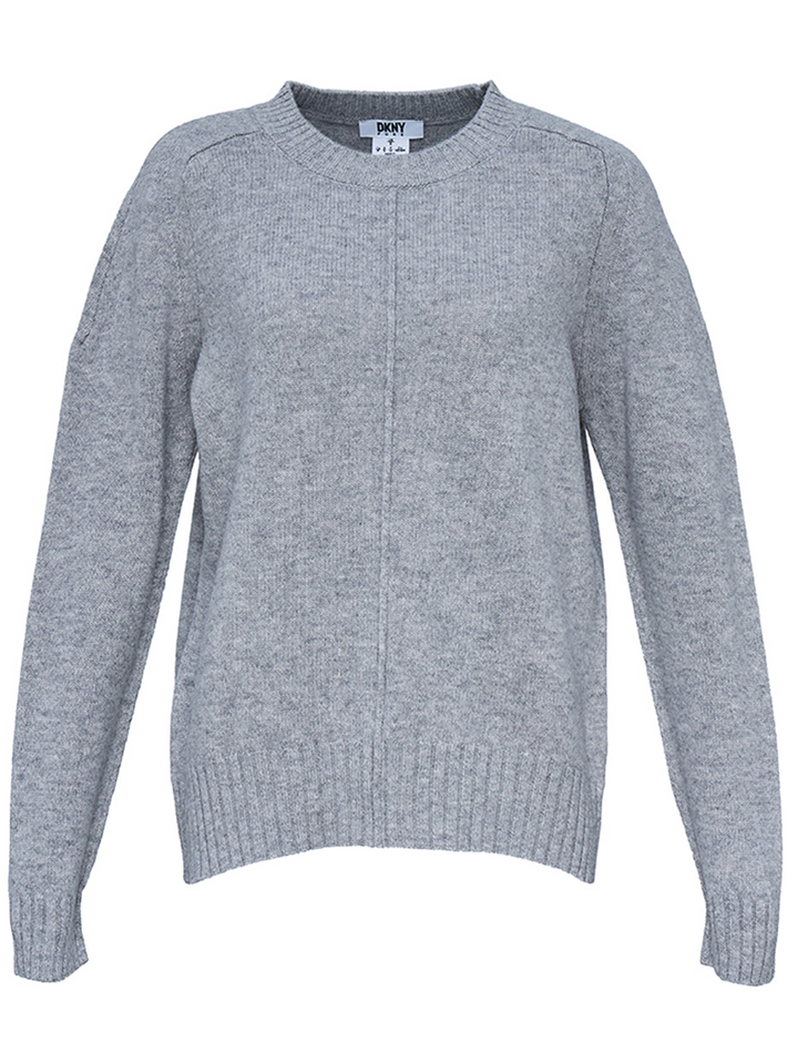 DKNY Merino Wool Crew Neck Sweater Grey 1